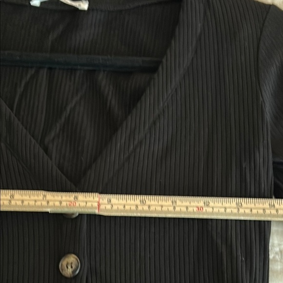 Restoration Jeans Elegant Black Long Sleeve Dress Medium - Picture 5 of 10